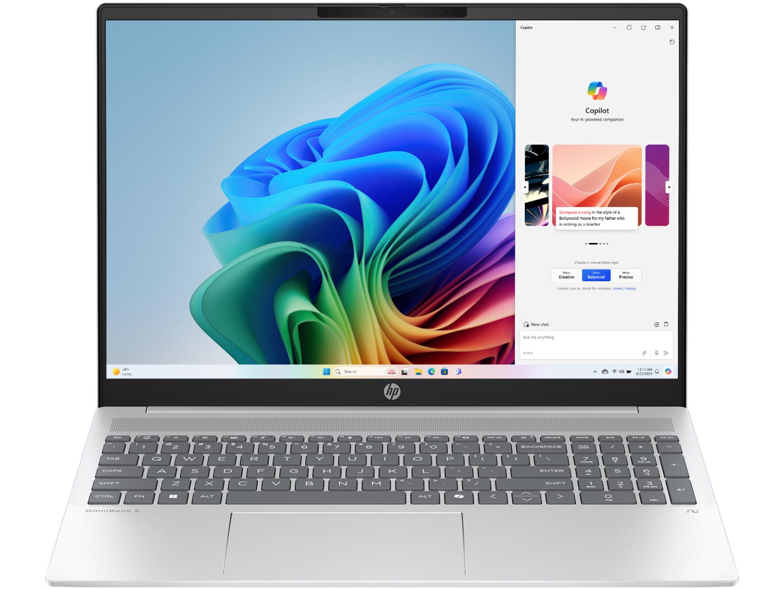 Hp Omnibook 5 Next Gen Ai Amd Ryzen Ai 5 Processor 2k Ips 300 Nits Display With Amd Radeon 840m Graphics 16 Gb Lpddr5x 7500