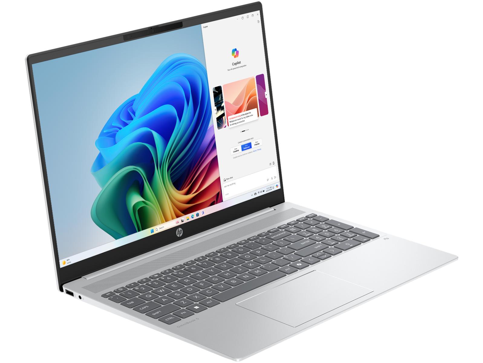 HP OmniBook 5 Next Gen AI AMD Ryzen AI 5 processor 2K IPS 300 nits display with AMD Radeon 840M Graphics 16 GB LPDDR5x 7500