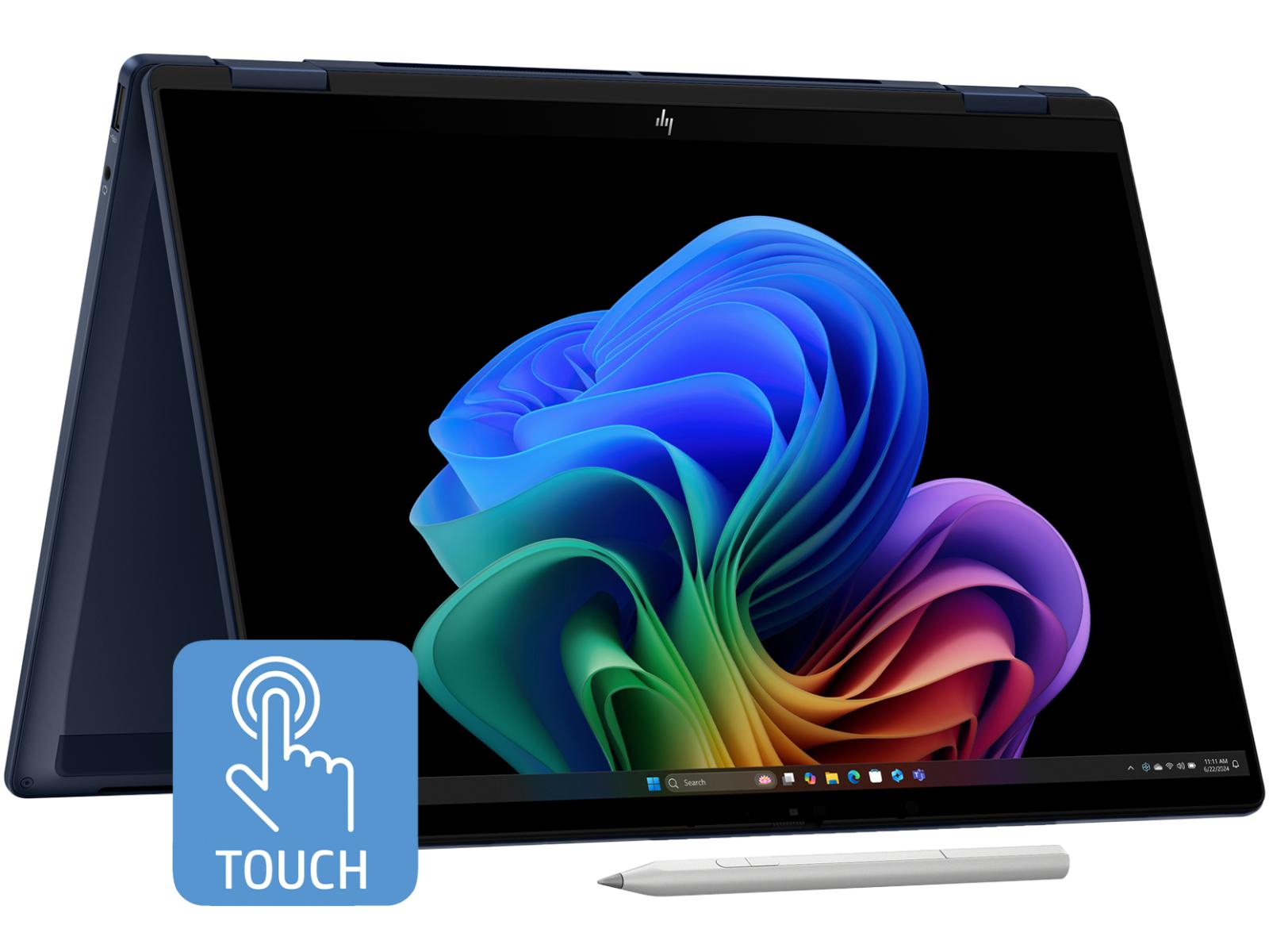 HP OmniBook X Flip Next Gen AI PC Intel Core Ultra 7 processor UWVA touch display with Intel Arc Graphics 16 GB LPDDR5x 8533