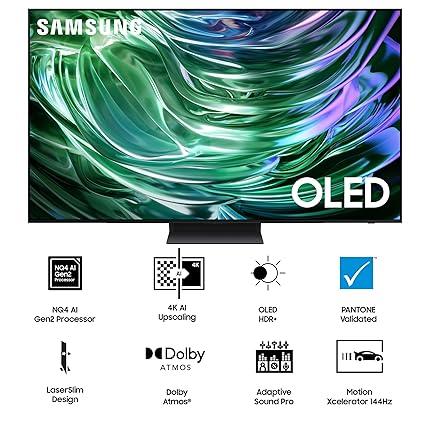 Samsung 210 cm (83 inches) 4K Ultra HD Smart OLED TV QA83S90DAEXXL (Graphite Black)