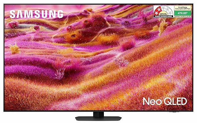 Samsung 214 cm (85 inches) 4K Ultra HD Mini-LED Neo-QLED Smart TV QA85QN90FAUXXL (Titan Black)