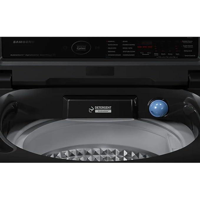 Samsung 10.0 5 star Fully Automatic Top Load Washing Machine WA10BG4686BVTL Black Caviar