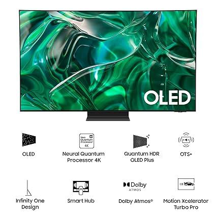 Samsung 163 cm 65 inches 4K Ultra HD Smart OLED TV QA65S95CAKLXL Titan Black