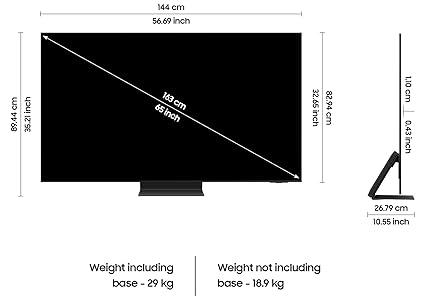 Samsung 163 cm 65 inches 4K Ultra HD Smart OLED TV QA65S95CAKLXL Titan Black
