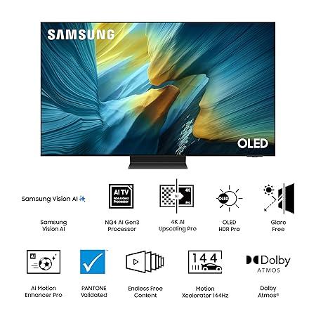 Samsung 163 cm 65 inches 4K Ultra HD Smart OLED TV QA65S95FAULXL Graphite Black