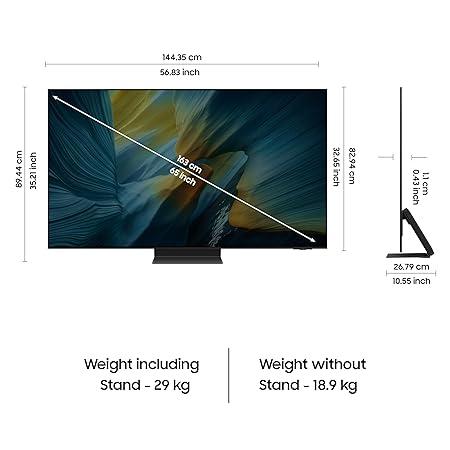 Samsung 163 cm 65 inches 4K Ultra HD Smart OLED TV QA65S95FAULXL Graphite Black