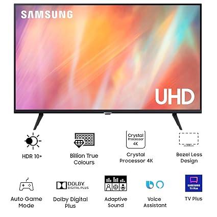 Samsung 43 Inch 4k Ultra HD LED Android Smart LED TV 43AU7600 Black