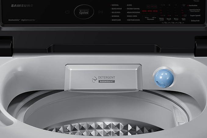 Samsung 7.0 5 star Fully Automatic Top Load Washing Machine Appliance WA70BG4545BYTL Lavender Gray