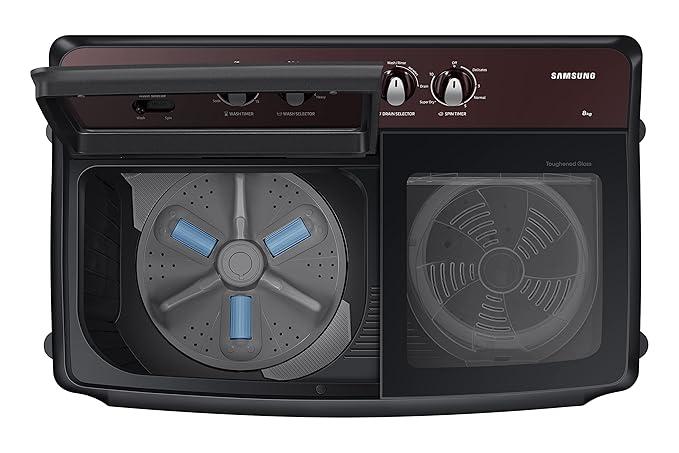 Samsung 8 5 Star Semi Automatic Top Load Washing Machine Appliance WT80B3560RB TL DARK GRAY